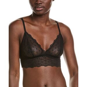 Else Womens  Camellia Soft Triangle Bra, Black
